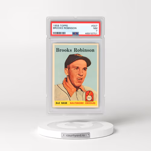 1958 Topps #307 Brooks Robinson (PSA 7 NM)