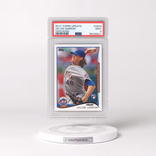2014 Topps Update #US50 Jacob DeGrom - Throwing (PSA 9 MINT)