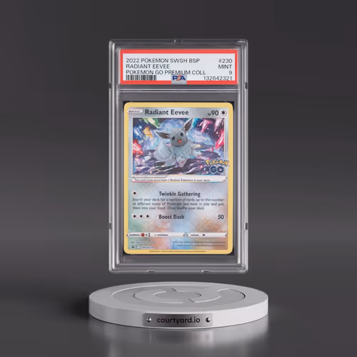2022 Pokémon Swsh Black Star Promo #230 Radiant Eevee - Holo Pokemon Go Premium Collection Radiant E