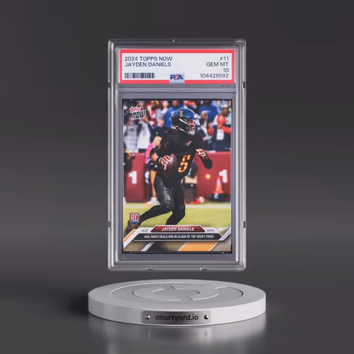 2024 Topps Now #11 Jayden Daniels (PSA 10 GEM MINT)