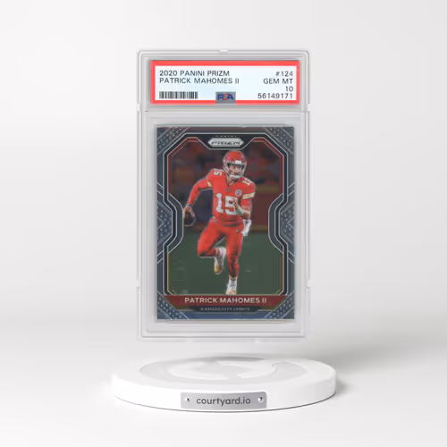2020 Panini Prizm #124 Patrick Mahomes II (PSA 10 GEM MINT)