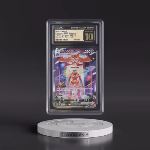 2022 VSTAR Universe #222/172 Deoxys VMAX - Special Art Rare Holo (CGC 10 PRISTINE)