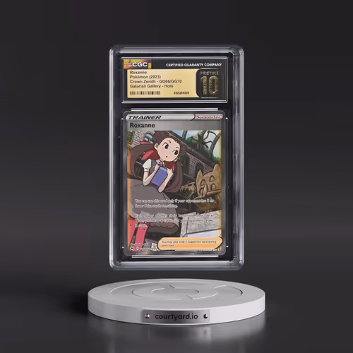 2023 Crown Zenith #GG66/GG70 Roxanne - Galarian Gallery Holo (CGC 10 PRISTINE)