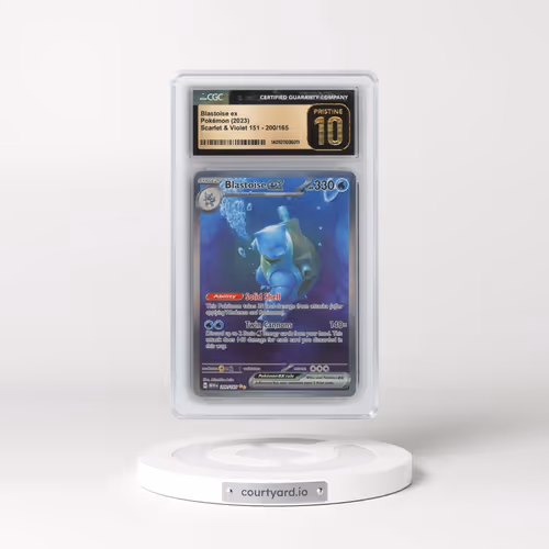 2023 Scarlet & Violet 151 - MEW EN #200/165 Blastoise ex - Special Illustration Rare (CGC 10 PRISTIN