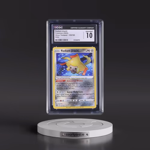2022 Silver Tempest #120/195 Radiant Jirachi - Holo (CGC 10 GEM MINT)