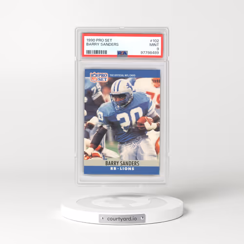 1990 Pro Set #102 Barry Sanders (PSA 9 MINT)