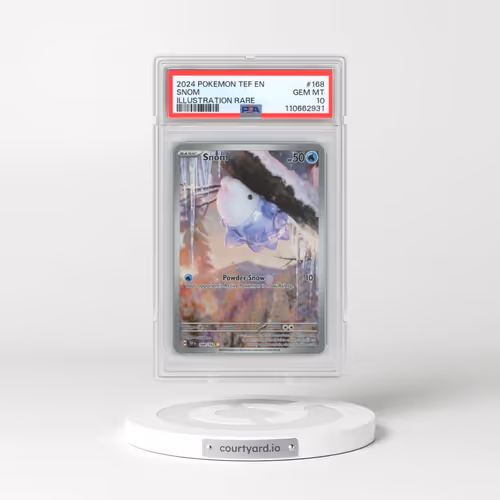 2024 Pokémon Tef EN-Temporal Forces #168 Snom - Illustration Rare (PSA 10 GEM MINT)