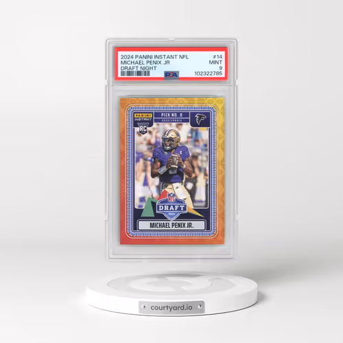 2024 Panini Instant NFL Draft Night #14 Michael Penix Jr (PSA 9 MINT)