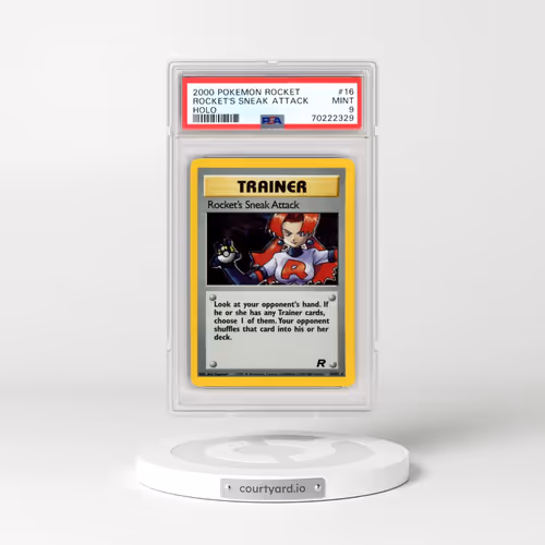 2000 Pokémon Rocket #16 Rocket's Sneak Attack - Holo (PSA 9 MINT)
