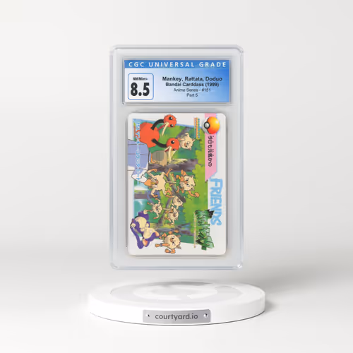 1998 Anime Series #151 Mankey, Rattata, Doduo - Part 5 (CGC 8.5 NM-MT+)