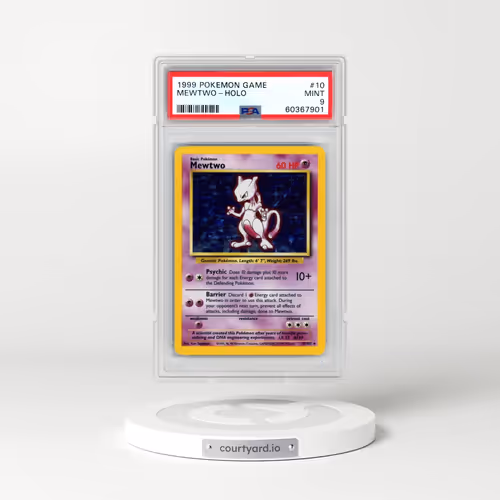 1999 Pokémon Game #10 Mewtwo - Holo (PSA 9 MINT)