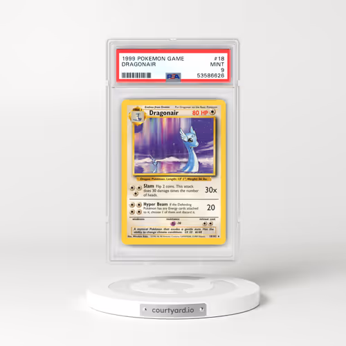 1999 Pokémon Game #18 Dragonair (PSA 9 MINT)
