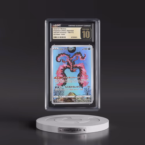 2022 VSTAR Universe #190/172 Galarian Moltres - Art Rare Holo (CGC 10 PRISTINE)