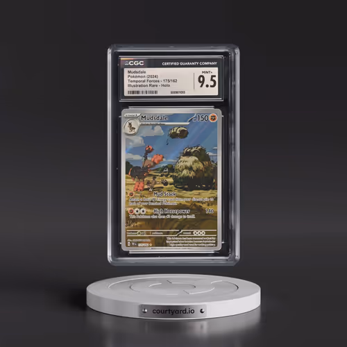 2024 Pokémon Tef EN-Temporal Forces #175 Mudsdale - Illustration Rare (CGC 9.5 MINT+)