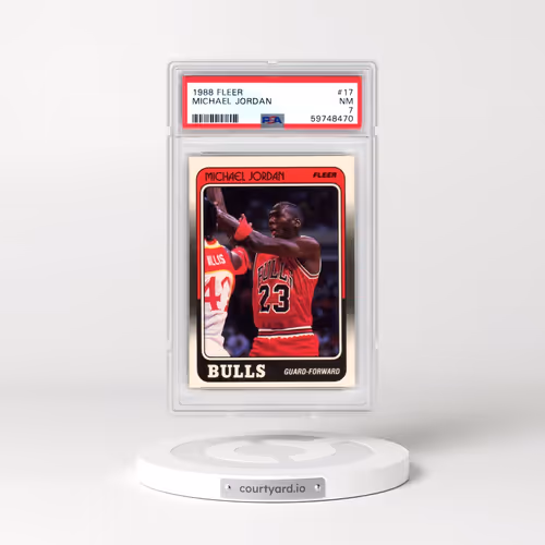 1988 Fleer #17 Michael Jordan (PSA 7 NM)
