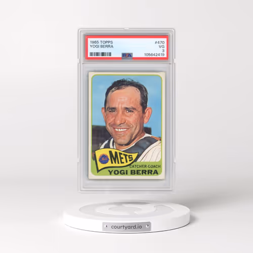 1965 Topps #470 Yogi Berra (PSA 3 VG)