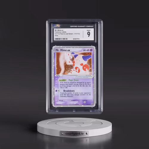 2004 EX Fire Red & Leaf Green #111/112 Mr. Mime ex - Holo (CGC 9 MINT)