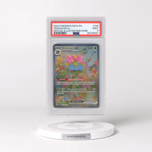 2023 Pokémon Mew EN-151 #198 Venusaur EX - Holo Special Illustration Rare (PSA 9 MINT)