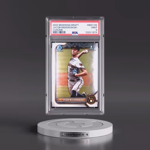 2022 Bowman Draft #BDC132 Jacob Misiorowski - Chrome (PSA 9 MINT)