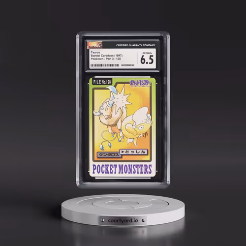 1997 (Pocket Monsters on Bottom) Part 3 #128 Tauros (CGC 6.5 EX-NM+)