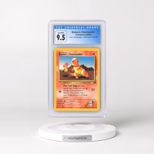 2000 Gym Challenge #60/132 Blaine's Charmander (CGC 10 GEM MINT)