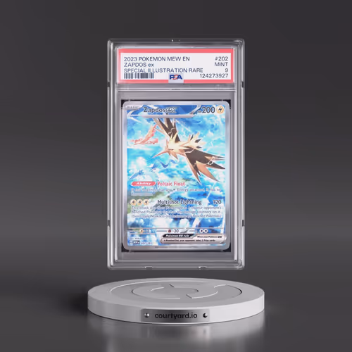 2023 Pokémon Mew EN-151 #202 Zapdos EX - Holo Special Illustration Rare (PSA 9 MINT)