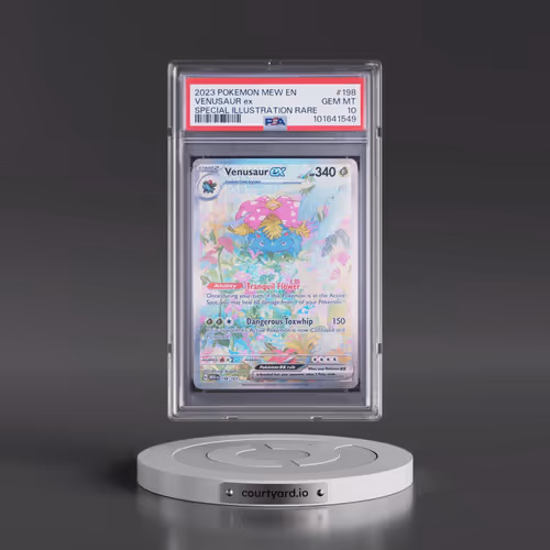 2023 Pokémon Mew EN-151 #198 Venusaur EX - Holo Special Illustration Rare (PSA 10 GEM MINT)