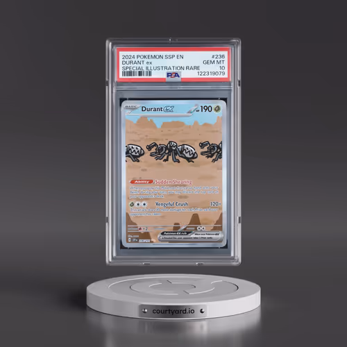 2024 Pokémon Ssp EN-Surging Sparks #236 Durant EX - Holo Special Illustration Rare (PSA 10 GEM MINT)