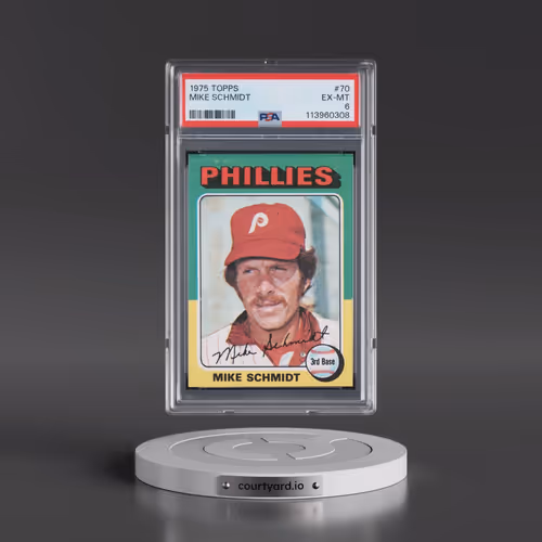 1975 Topps #70 Mike Schmidt (PSA 6 EX-MT)