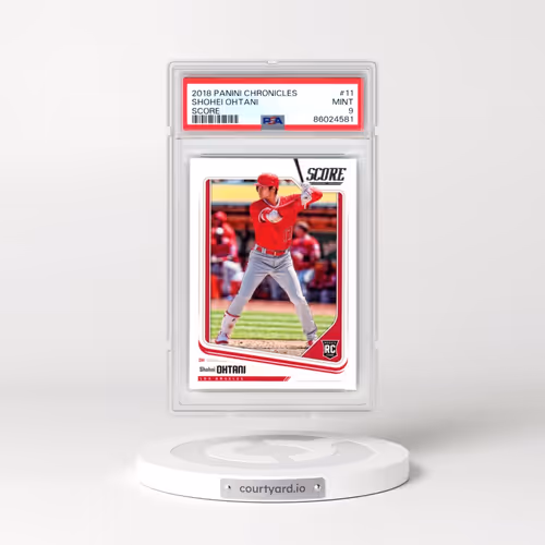 2018 Panini Chronicles Score #11 Shohei Ohtani (PSA 9 MINT)