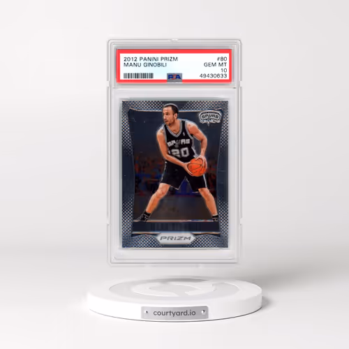 2012 Panini Prizm #80 Manu Ginobili (PSA 10 GEM MINT)
