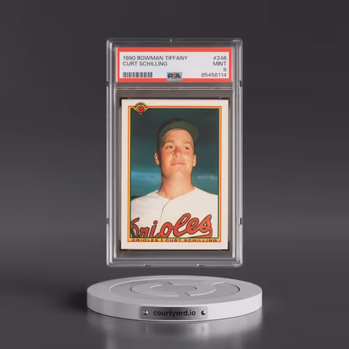 1990 Bowman Tiffany #246 Curt Schilling (PSA 9 MINT)