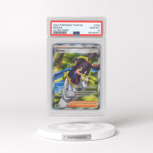 2024 Pokémon Twm EN-Twilight Masquerade #206 Kieran - Ultra Rare (PSA 10 GEM MINT)