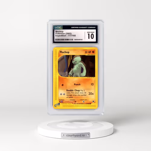 2002 Expedition #117/165 Machop (CGC 10 GEM MINT)