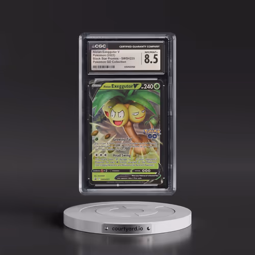 2017 Black Star Promos - Sword & Shield #SWSH225 Alolan Exeggutor V - Holo Pokémon GO Collection-Alo
