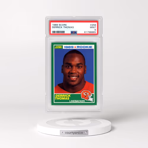 1989 Score #258 Derrick Thomas (PSA 9 MINT)