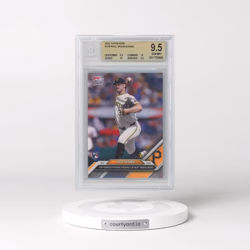 2024 Topps Now #179 Paul Skenes (BGS 9.5 GEM MINT)