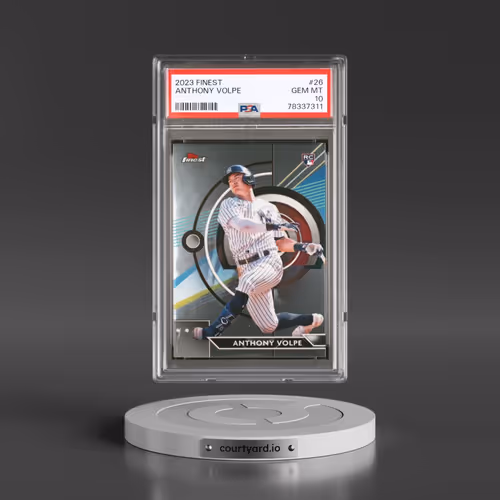 2023 Topps Finest #26 Anthony Volpe (PSA 10 GEM MINT)