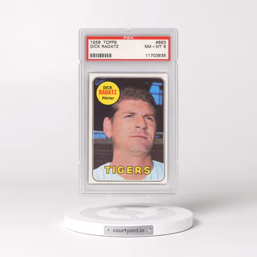 1969 Topps #663 Dick Radatz (PSA 8 NM-MT)