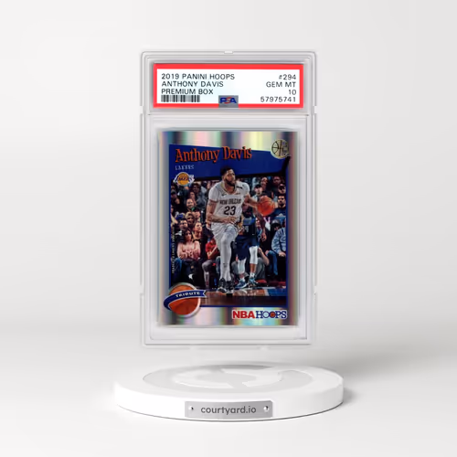 2019 Panini Hoops #294 Anthony Davis - Premium Box (PSA 10 GEM MINT)