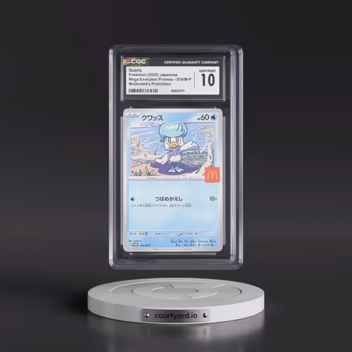 2025 Mega Evolution Promos #019/M-P Quaxly - McDonald's Promotion (CGC 10 GEM MINT)
