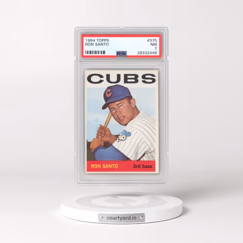 1964 Topps #375 Ron Santo (PSA 7 NM)