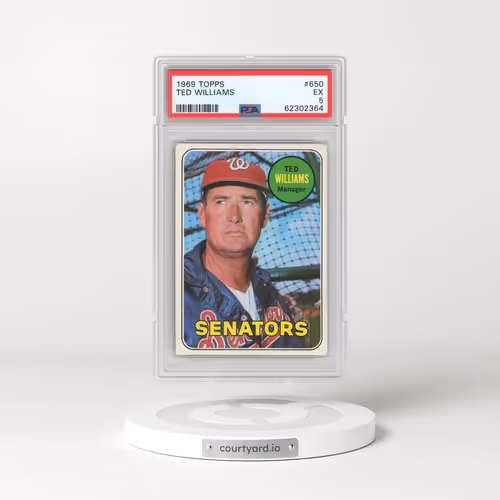 1969 Topps #650 Ted Williams (PSA 5 EX)