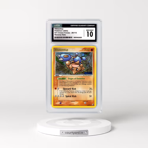 2005 EX Unseen Forces #26 Hitmontop - Holo (CGC 10 GEM MINT)