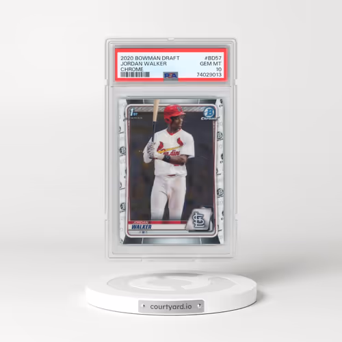 2020 Bowman Draft #BD57 Jordan Walker - Chrome (PSA 10 GEM MINT)