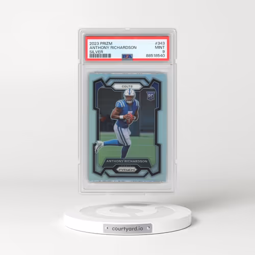 2023 Panini Prizm #343 Anthony Richardson - Silver Prizm (PSA 9 MINT)
