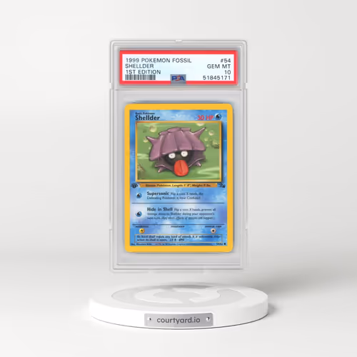 1999 Pokémon Fossil #54 Shellder - 1st Edition (PSA 10 GEM MINT)