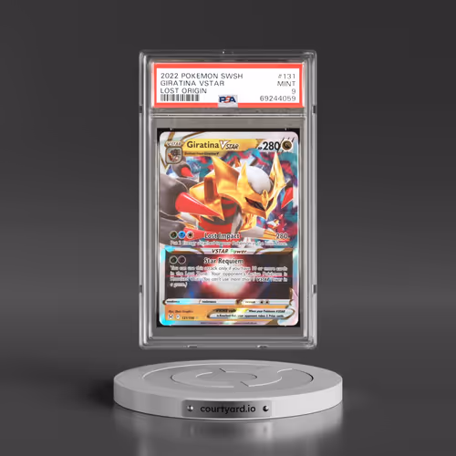 2022 Pokémon Sword & Shield Lost Origin #131 Giratina Vstar (PSA 9 MINT)