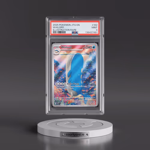 2025 Pokémon Jtg EN-Journey Together #162 Wailord - Illustration Rare (PSA 9 MINT)