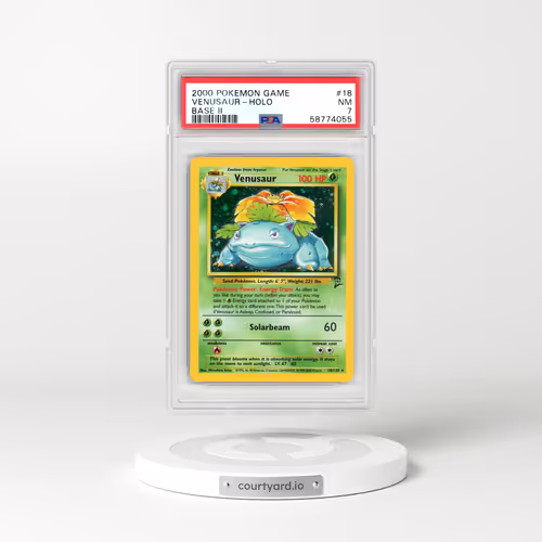 2000 Pokémon Game Base II #18 Venusaur - Holo (PSA 7 NM)